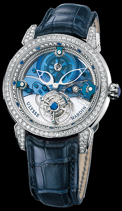 Replica Ulysse Nardin Exceptional Royal Blue Tourbillon 799-83 replica Watch